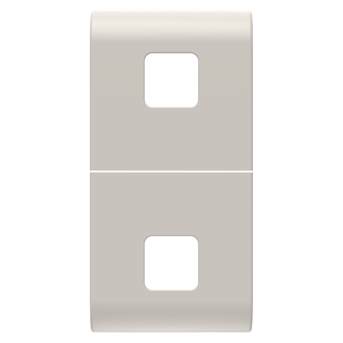 TECLA INTERCAMBIABLE PARA MANDOS AXIALES - A COMPLETAR CON 2 LENTES - 1 MÓDULO - NATURAL BEIGE SATINADO - CHORUSMART