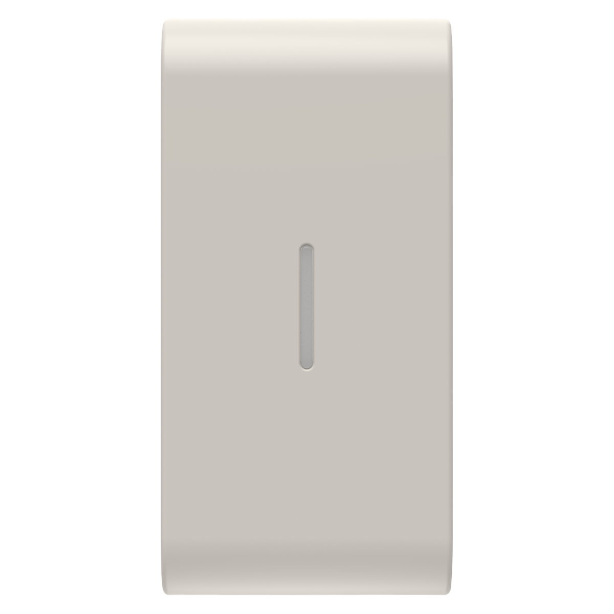 TECLA INTERCAMBIABLE PARA MANDOS AXIALES - CON DIFUSOR - 1 MÓDULO - BEIGE NATURAL SATINADO - CHORUSMART