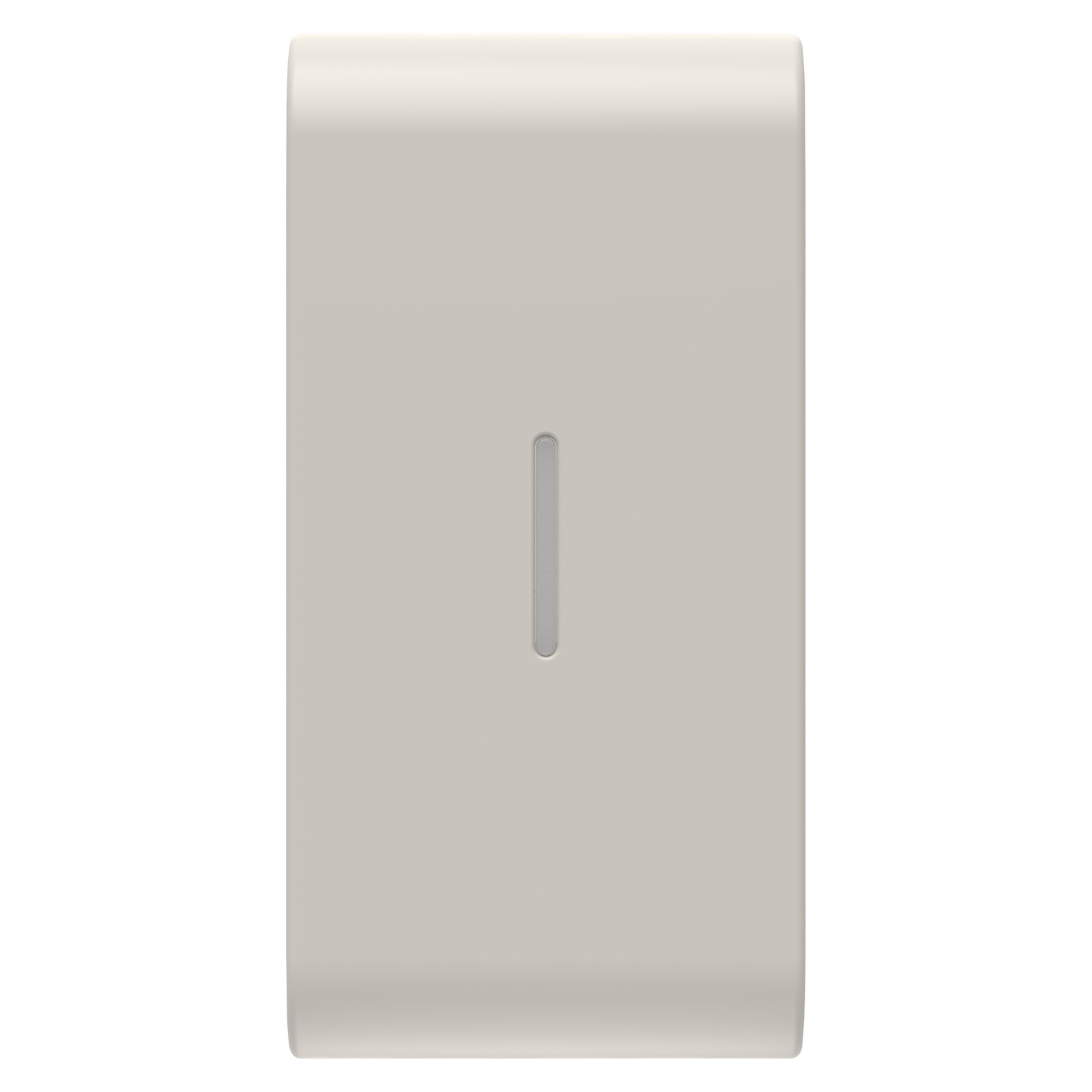 TECLA INTERCAMBIABLE PARA MANDOS AXIALES - CON DIFUSOR - 1 MÓDULO - BEIGE NATURAL SATINADO - CHORUSMART
