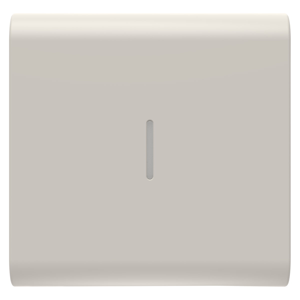TECLA INTERCAMBIABLE PARA MANDOS AXIALES - CON DIFUSOR - 2 MÓDULOS - BEIGE NATURAL SATINADO - CHORUSMART