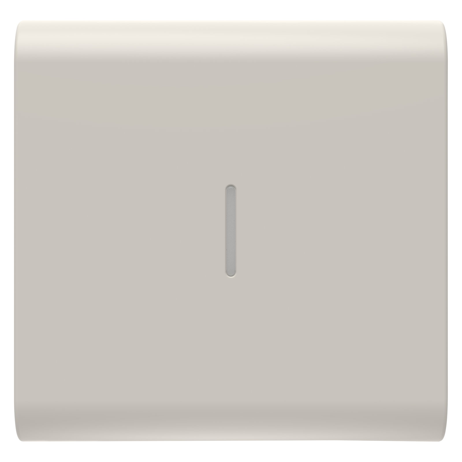TECLA INTERCAMBIABLE PARA MANDOS AXIALES - CON DIFUSOR - 2 MÓDULOS - BEIGE NATURAL SATINADO - CHORUSMART