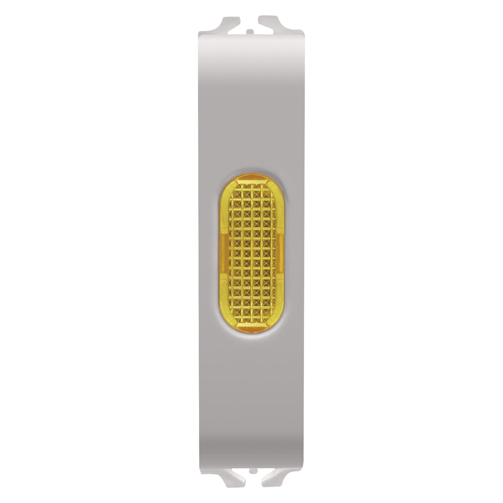INDICADOR LUMINOSO SIMPLE - ÁMBAR - 1/2 MÓDULOS - BEIGE NATURAL SATINADO - CHORUSMART