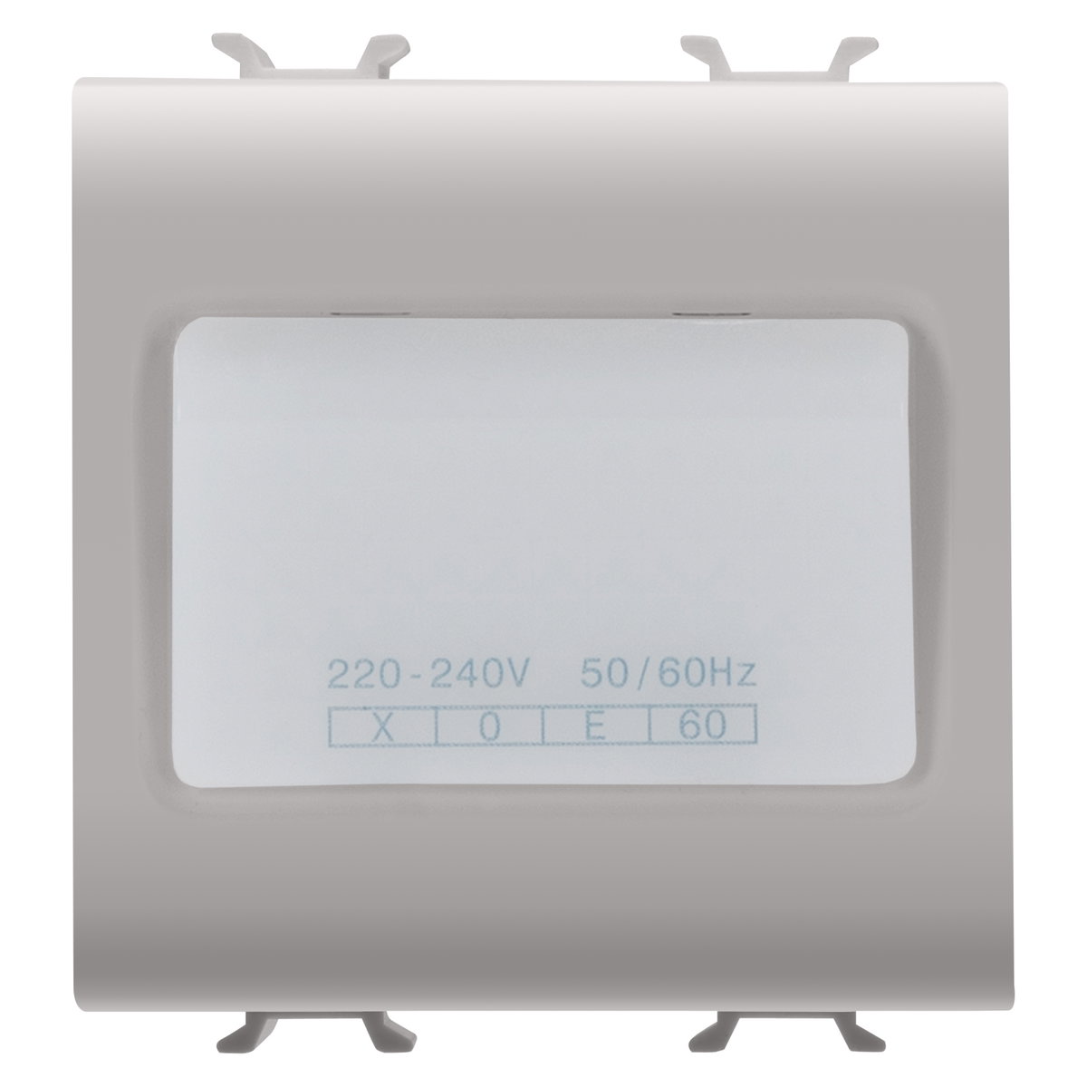 LÁMPARAS AUTÓNOMAS DE EMERGENCIA - 230Vca 50/60Hz 1h - 2 MÓDULOS - BEIGE NATURAL SATINADO - CHORUSMART
