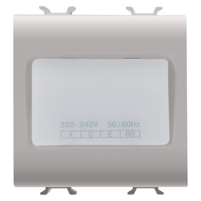 LÁMPARAS AUTÓNOMAS DE EMERGENCIA - 230Vca 50/60Hz 1h - 2 MÓDULOS - BEIGE NATURAL SATINADO - CHORUSMART
