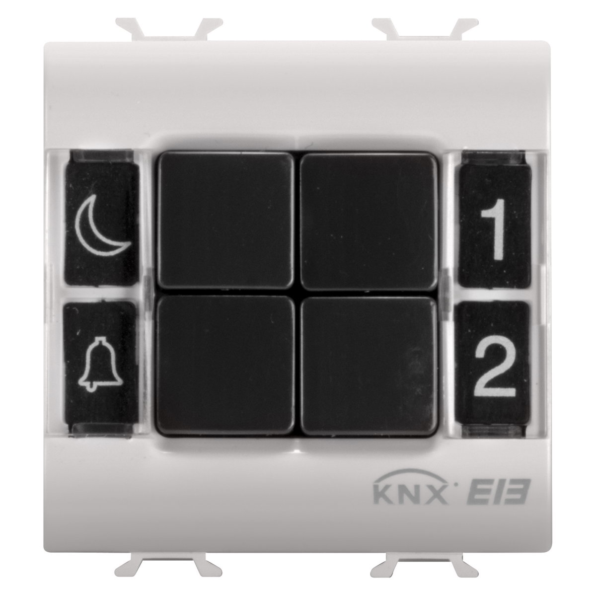 PANEL PULSADOR - KNX - 4 CANALES - 2 MÓDULOS - BEIGE NATURAL - CHORUSMART