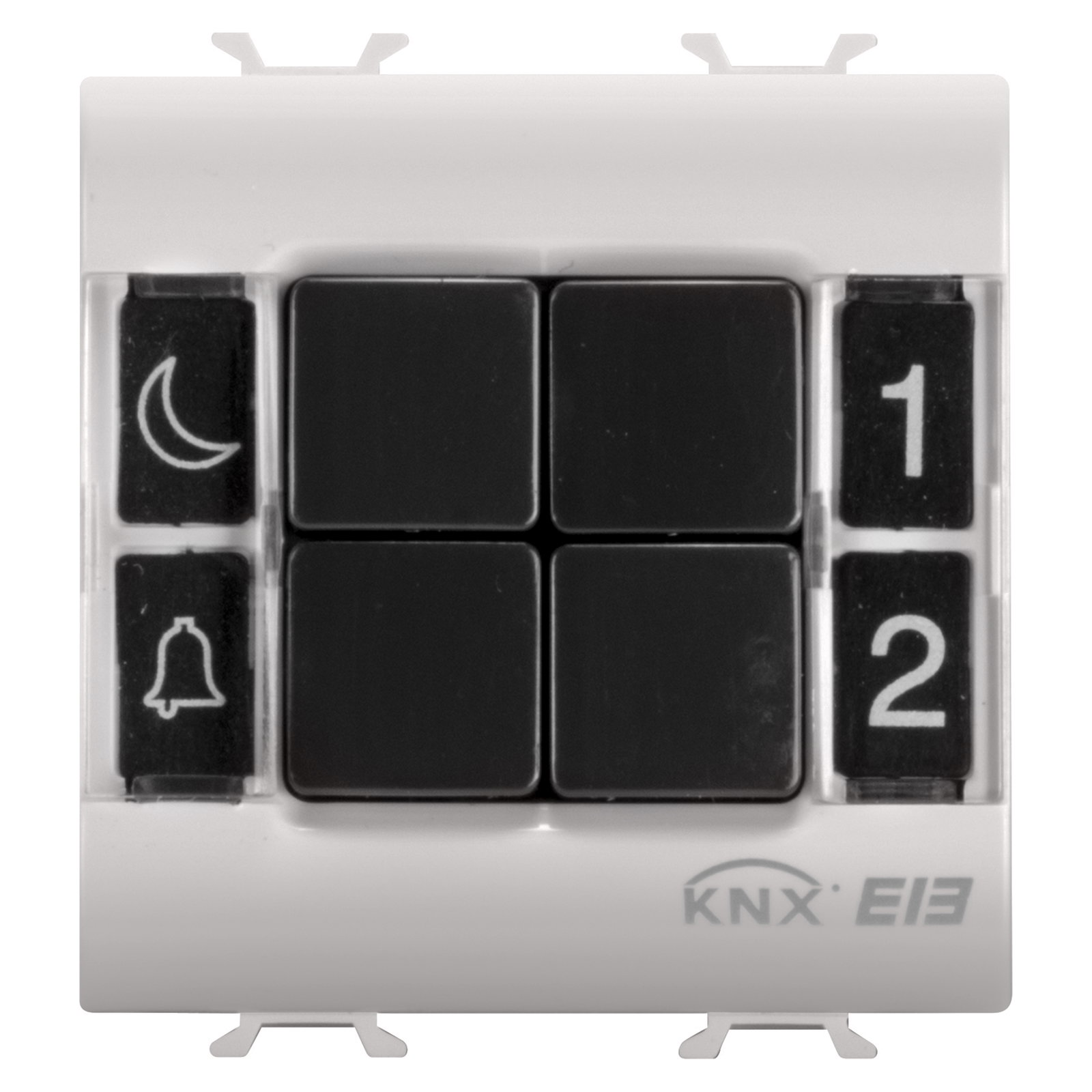 PANEL PULSADOR - KNX - 4 CANALES - 2 MÓDULOS - BEIGE NATURAL - CHORUSMART