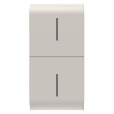 TECLA INTERCAMBIABLE PARA PANEL PULSADOR ECO CONNECTED - 1 MÓDULO - BEIGE NATURAL SATINADO - CHORUSMART
