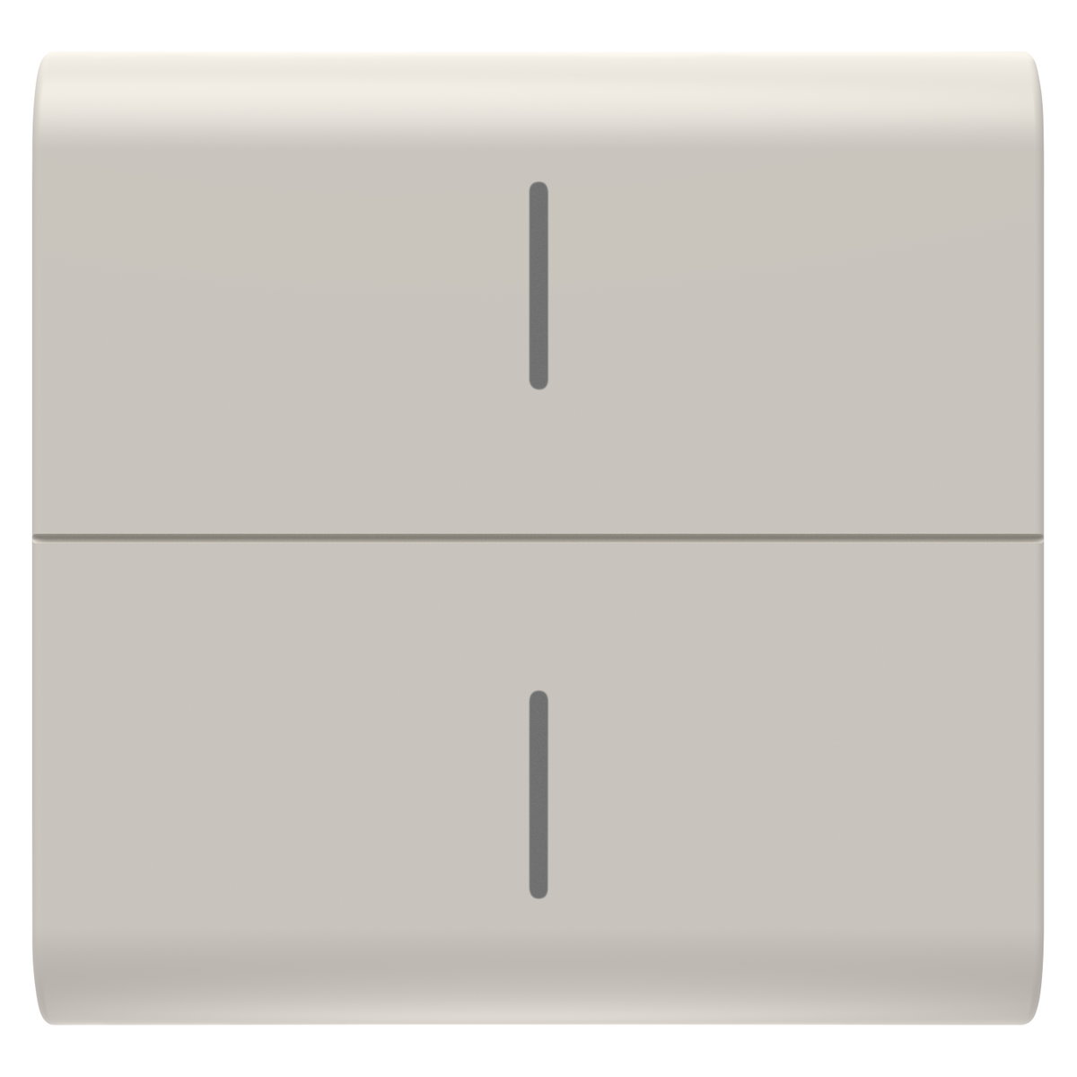 TECLA INTERCAMBIABLE PARA PANEL PULSADOR ECO CONNECTED - 2 MÓDULOS - BEIGE NATURAL SATINADO - CHORUSMART