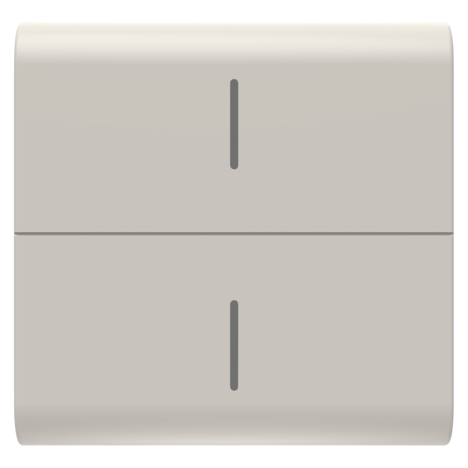 TECLA INTERCAMBIABLE PARA PANEL PULSADOR ECO CONNECTED - 2 MÓDULOS - BEIGE NATURAL SATINADO - CHORUSMART