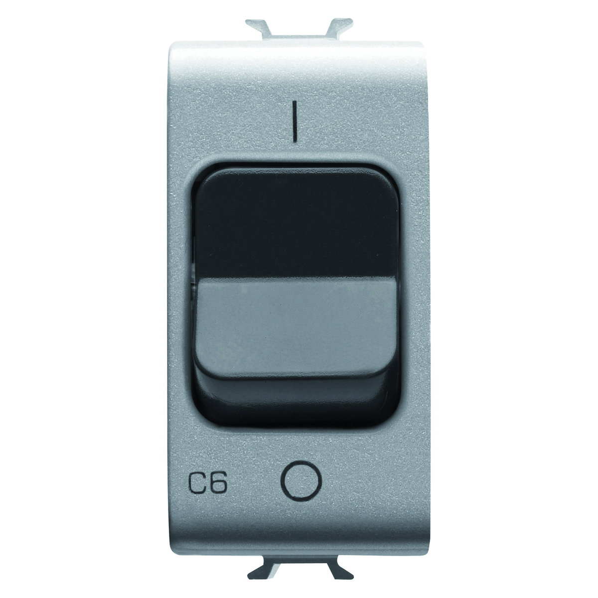 INTERRUPTOR AUTOMÁTICO MAGNETOTÉRMICO - CURVA C - 1P 6A 230Vca - 1 MÓDULO - TITANIO - CHORUSMART