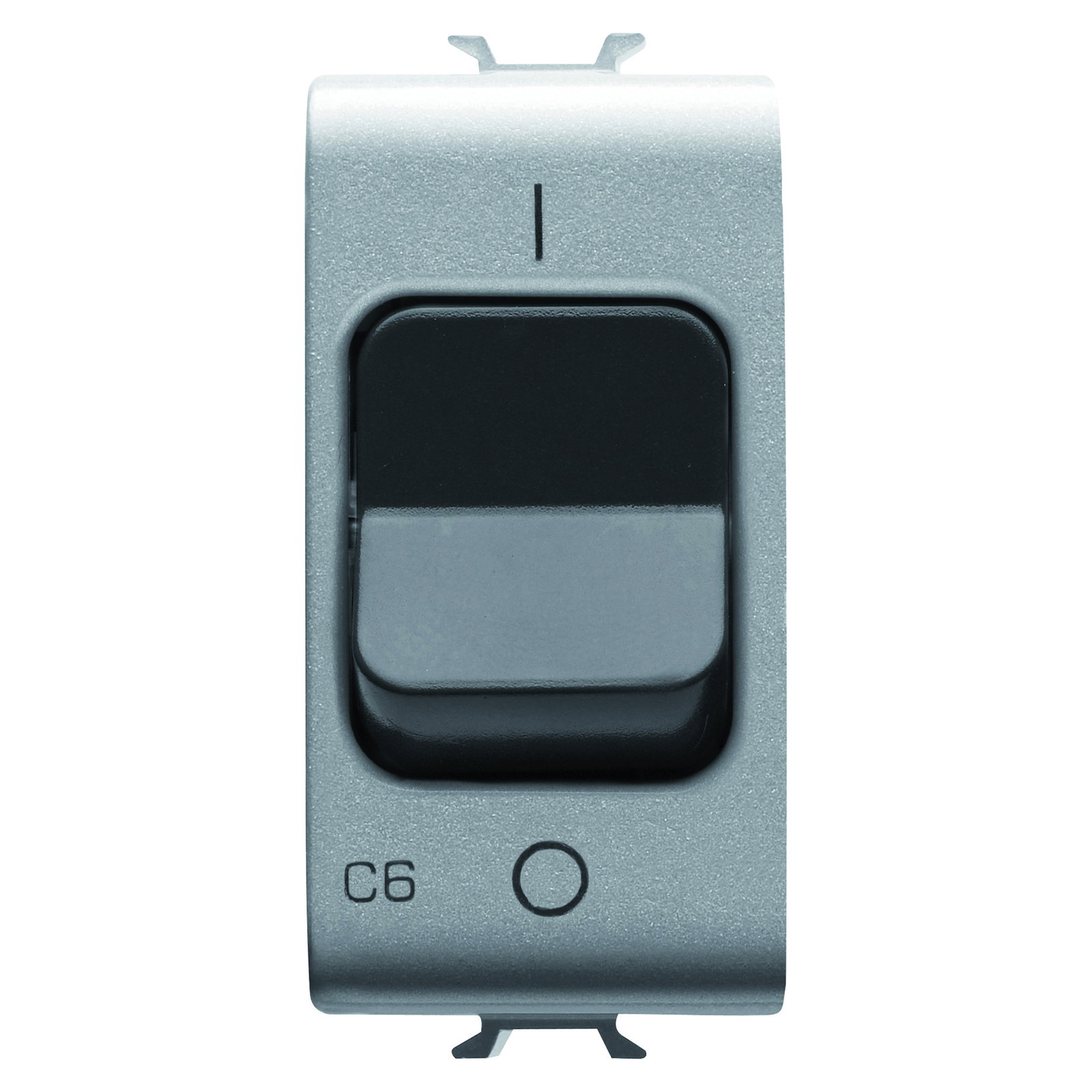 INTERRUPTOR AUTOMÁTICO MAGNETOTÉRMICO - CURVA C - 1P 6A 230Vca - 1 MÓDULO - TITANIO - CHORUSMART