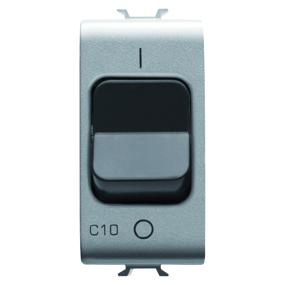 INTERRUPTOR AUTOMÁTICO MAGNETOTÉRMICO - CURVA C - 1P 10A 230Vca - 1 MÓDULO - TITANIO - CHORUSMART