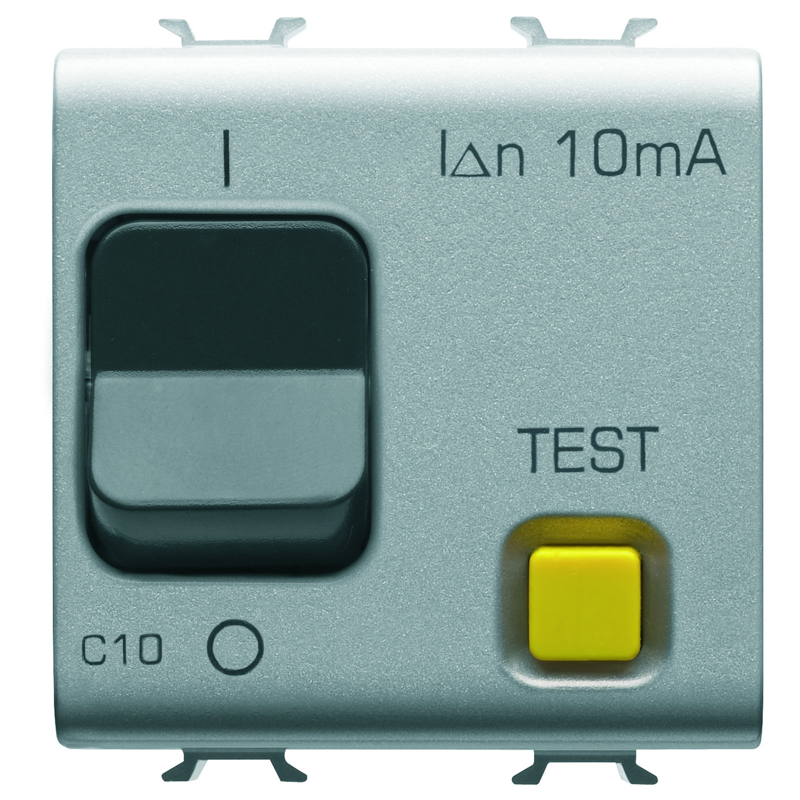 INTERRUPTOR DIFERENCIAL CON PROTECCIÓN MAGNETOTÉRMICA - CURVA C - CLASE A - 1P+N 10A 230Vca 10mA - 2 MÓDULOS - TITANIO - CHORUSMART