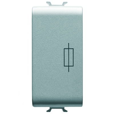 PORTAFUSIBLE - 250 Vca 16A - 1 MÓDULO - TITANIO - CHORUSMART