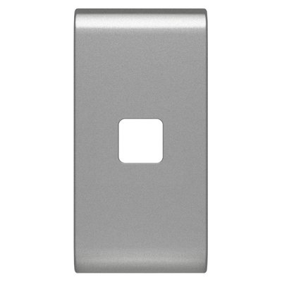 TECLA INTERCAMBIABLE PARA MANDOS AXIALES - A COMPLETAR CON LENTE - 1 MÓDULO - TITANIO - CHORUSMART