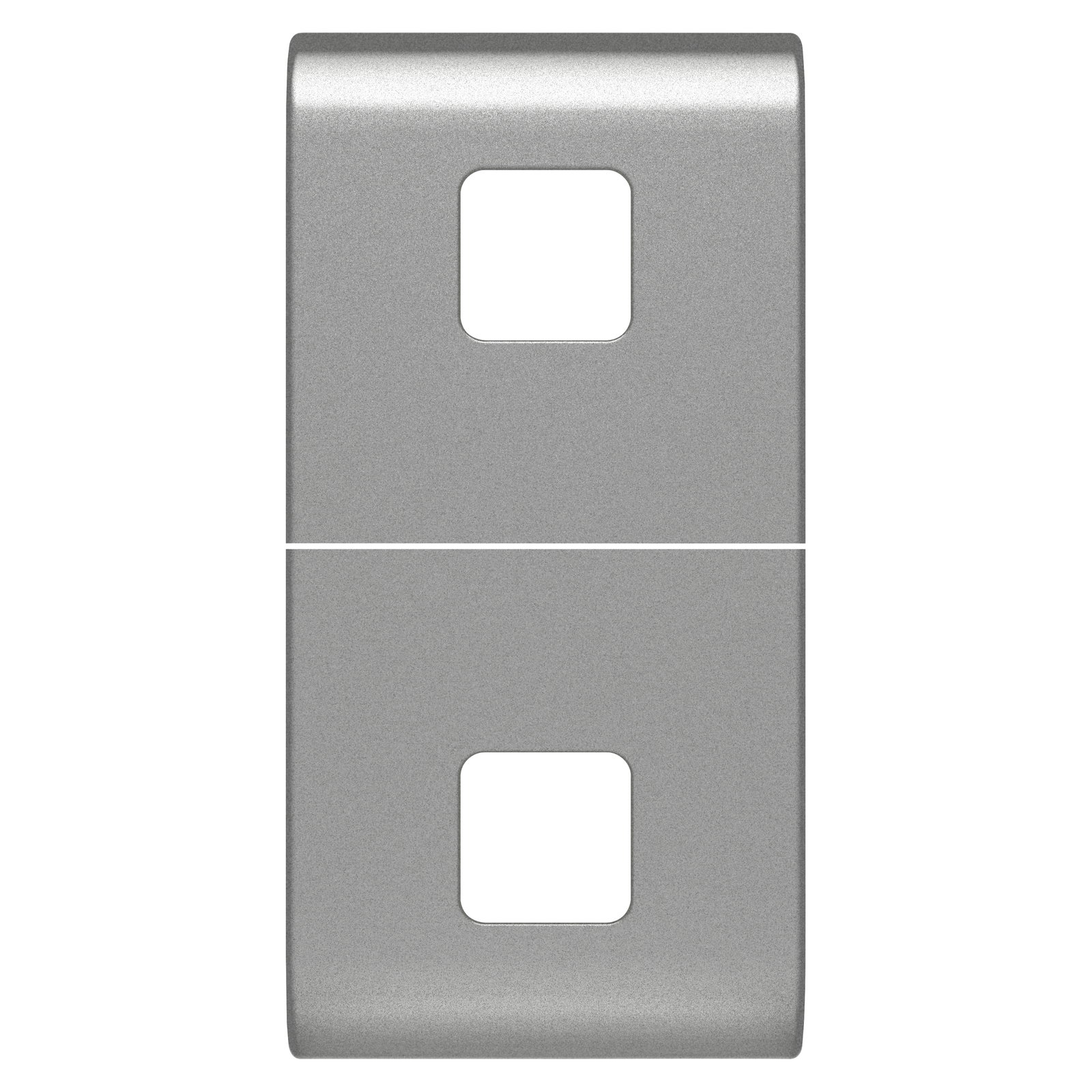 TECLA INTERCAMBIABLE PARA MANDOS AXIALES - A COMPLETAR CON 2 LENTES - 1 MÓDULO - TITANIO - CHORUSMART