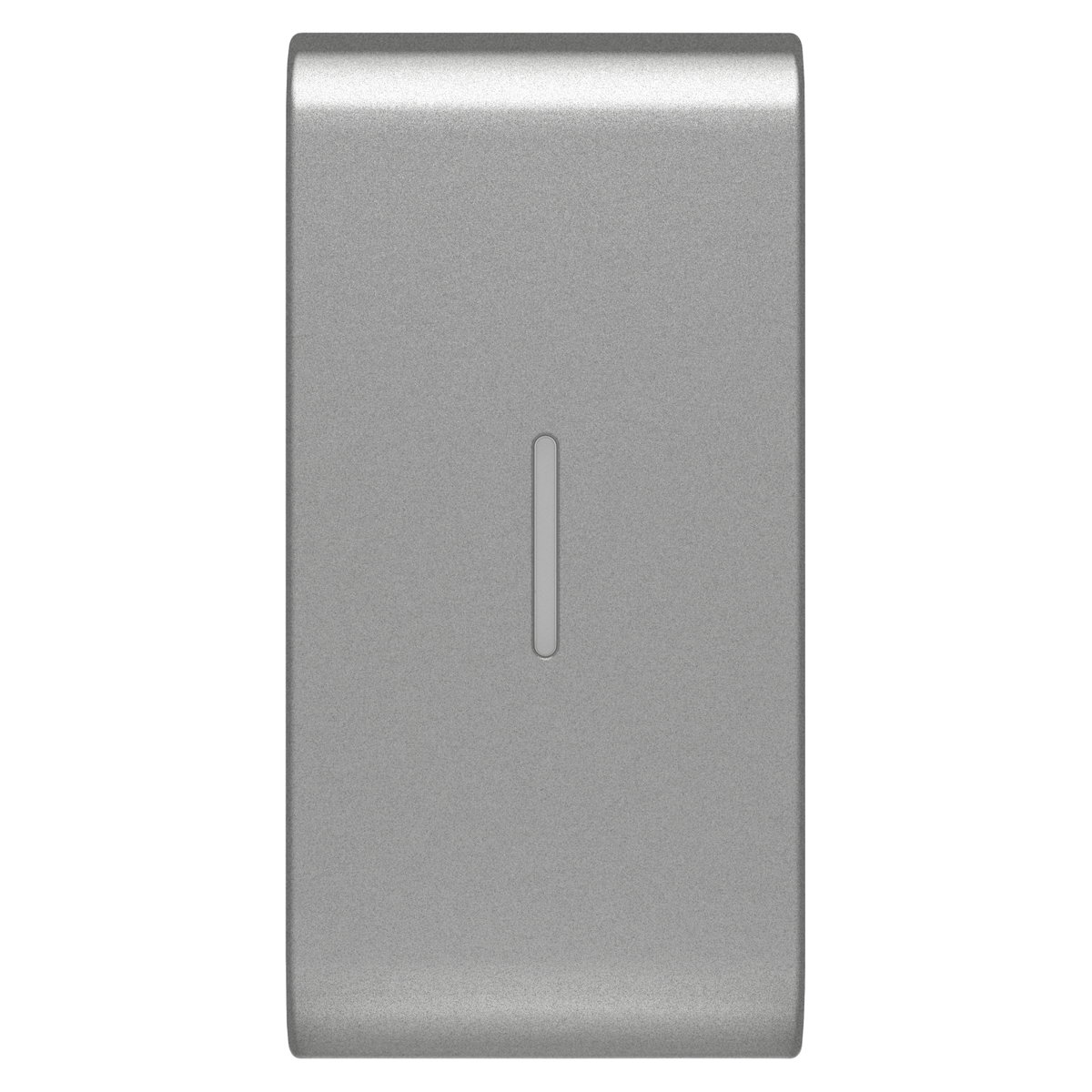 TECLA INTERCAMBIABLE PARA MANDOS AXIALES - CON DIFUSOR - 1 MÓDULO - TITANIO - CHORUSMART