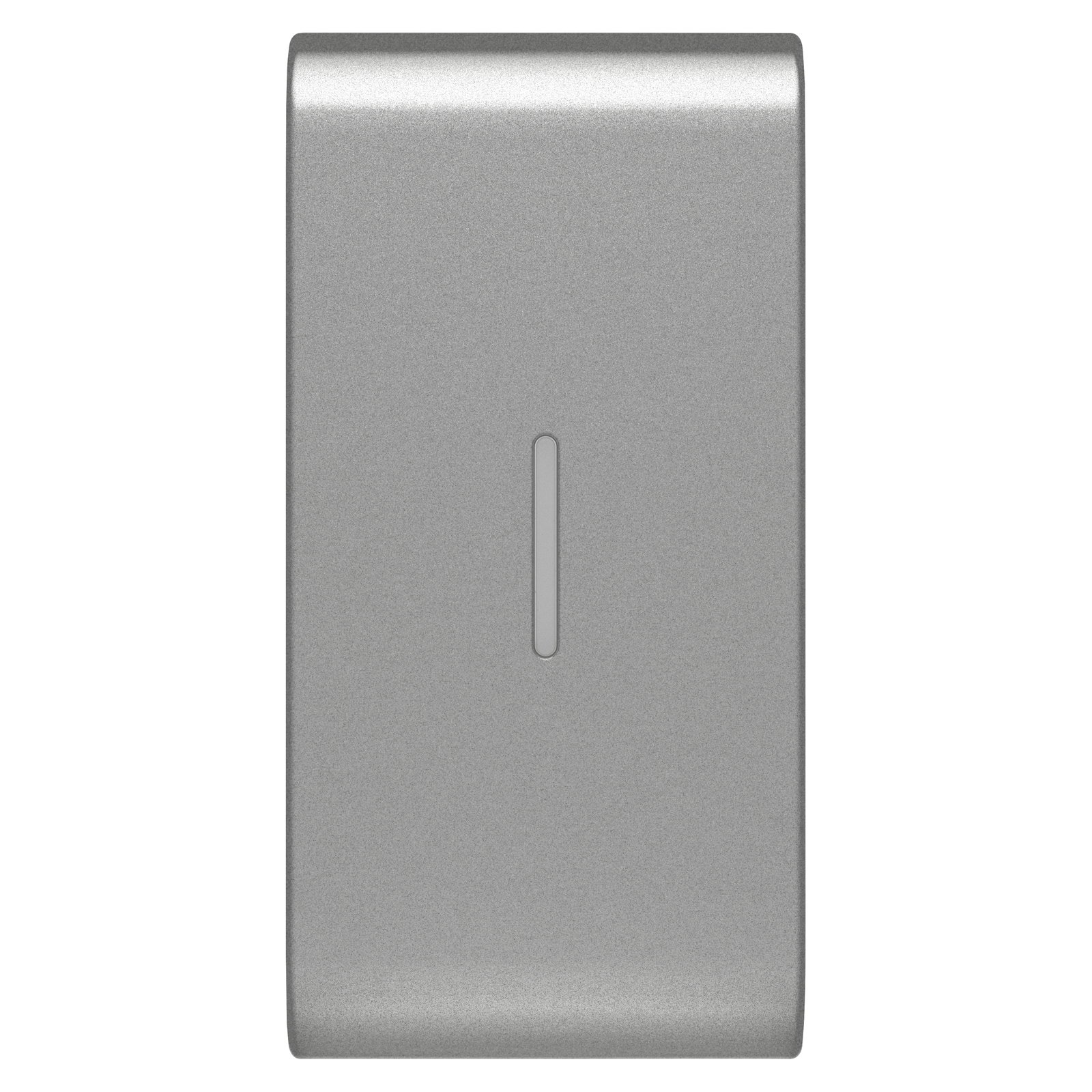 TECLA INTERCAMBIABLE PARA MANDOS AXIALES - CON DIFUSOR - 1 MÓDULO - TITANIO - CHORUSMART