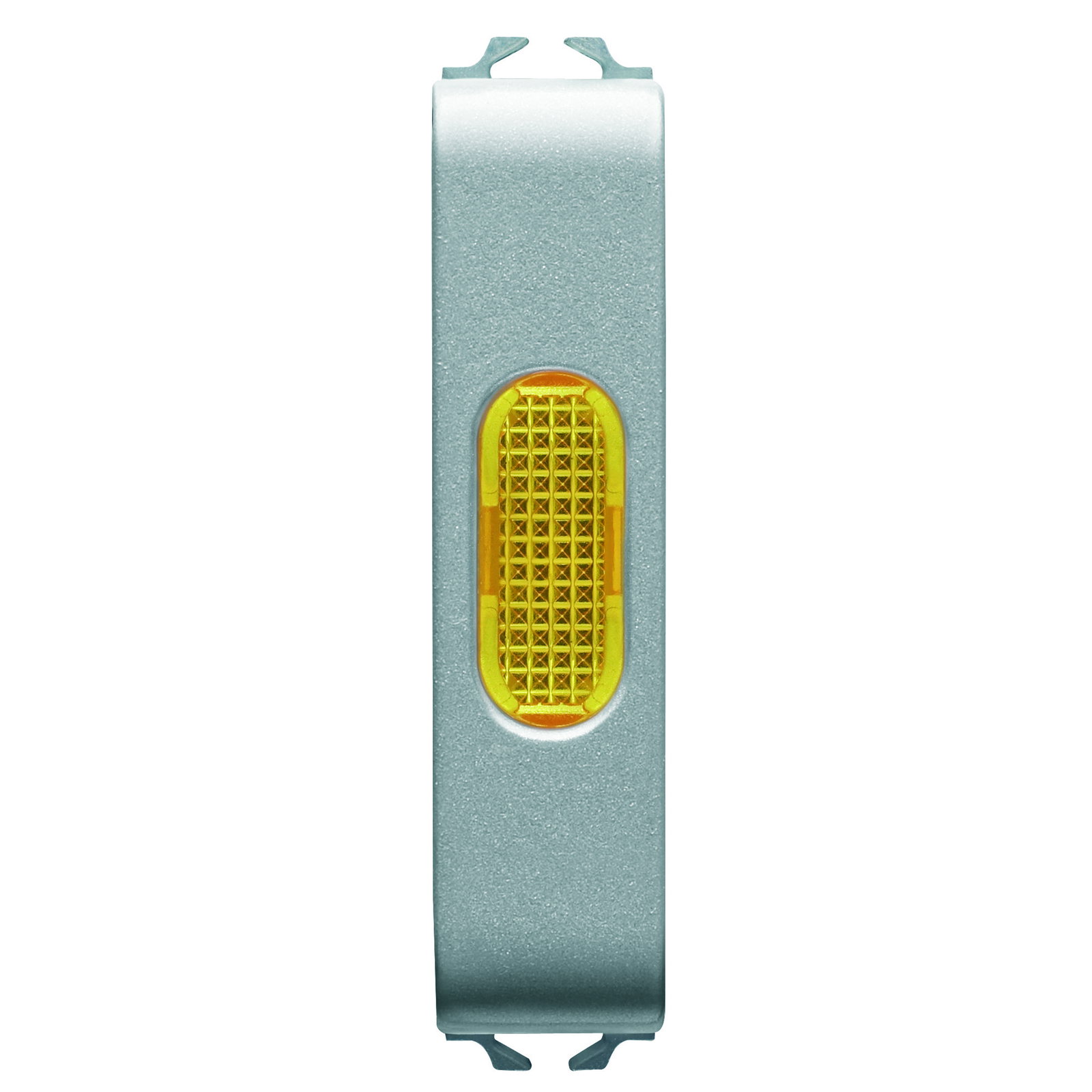 INDICADOR LUMINOSO SIMPLE - ÁMBAR - 1/2 MÓDULO - TITANIO - CHORUSMART