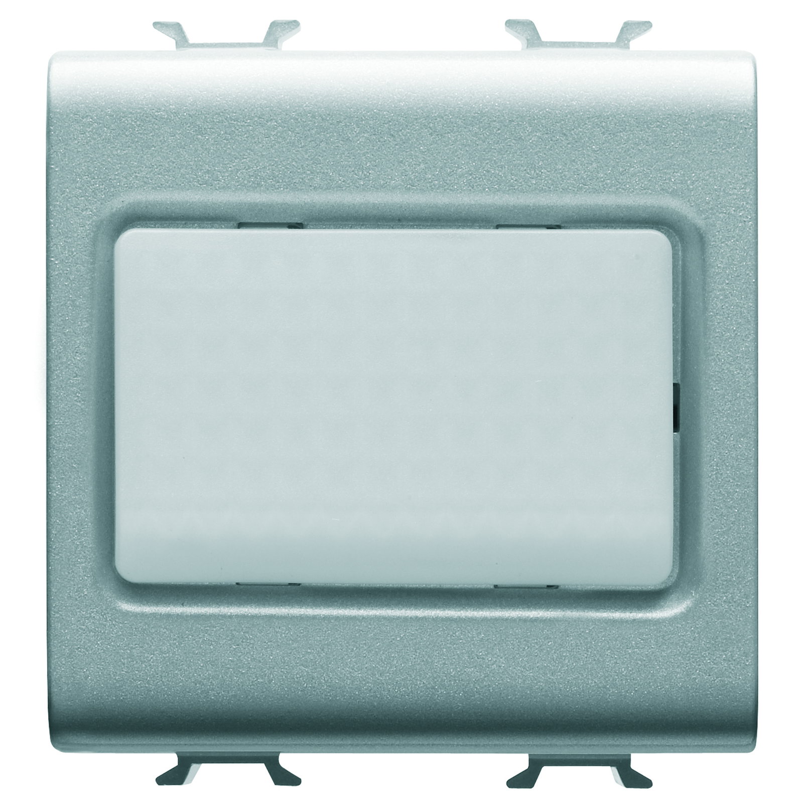MARCADOR DE ACCESO - 12Vca/dc / 230Vca 50/60 Hz - OPAL - 2 MÓDULOS - TITANIO - CHORUSMART