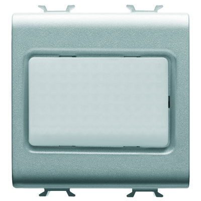 MARCADOR DE ACCESO - 12Vca/dc / 230Vca 50/60 Hz - OPAL - 2 MÓDULOS - TITANIO - CHORUSMART