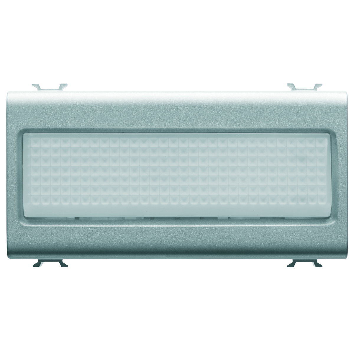 MARCADOR DE ACCESO - 12Vca/dc / 230Vca 50/60 Hz - OPAL - 4 MÓDULOS - TITANIO - CHORUSMART