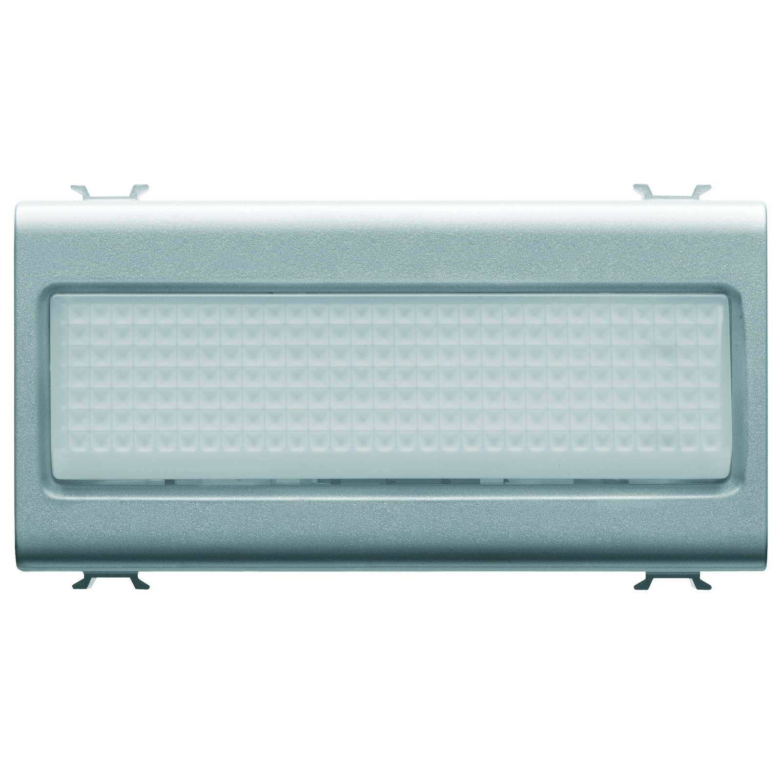 MARCADOR DE ACCESO - 12Vca/dc / 230Vca 50/60 Hz - OPAL - 4 MÓDULOS - TITANIO - CHORUSMART