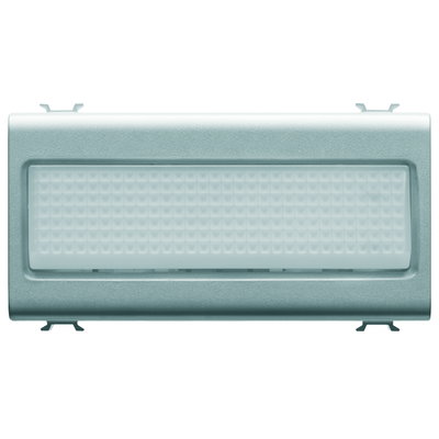 MARCADOR DE ACCESO - 12Vca/dc / 230Vca 50/60 Hz - OPAL - 4 MÓDULOS - TITANIO - CHORUSMART