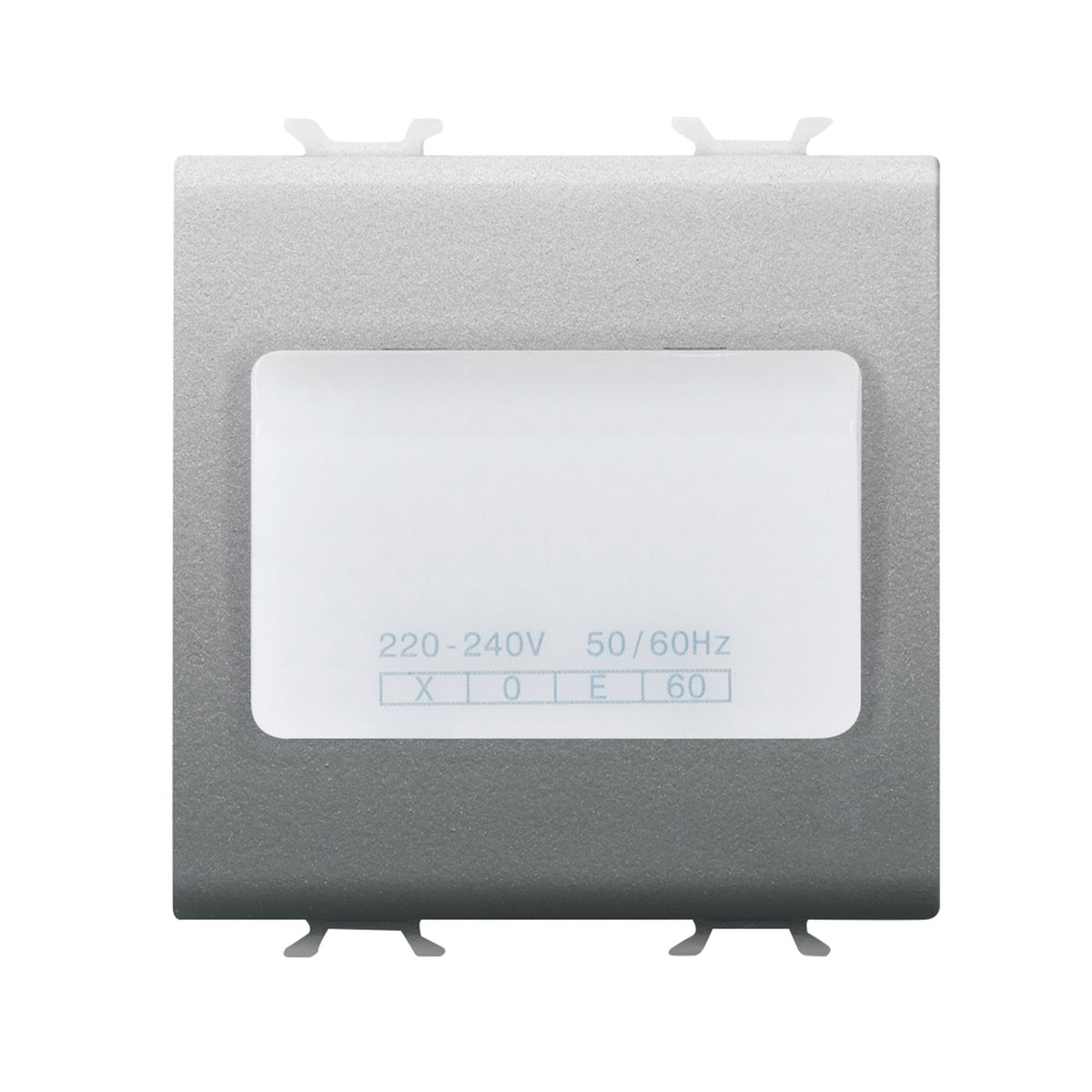 LÁMPARA AUTÓNOMA DE EMERGENCIA - 230Vca 50/60Hz 1h - 2 MÓDULOS - TITANIO - CHORUSMART