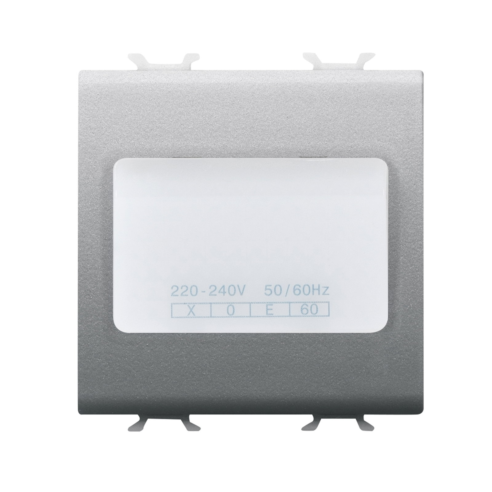 LÁMPARA AUTÓNOMA DE EMERGENCIA - 230Vca 50/60Hz 1h - 2 MÓDULOS - TITANIO - CHORUSMART