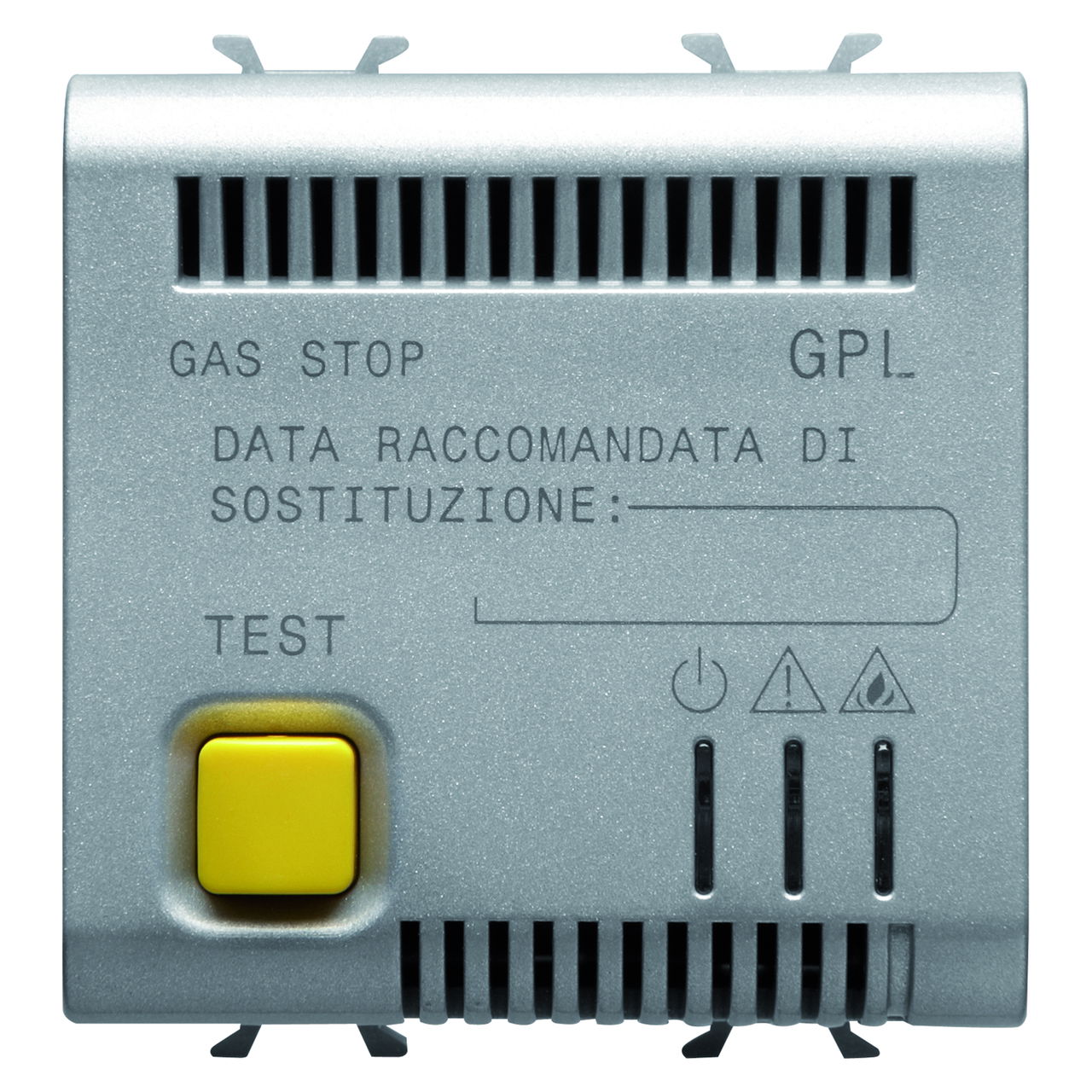 DETECTOR DE GLP - 12Vca/DC - 2 MÓDULOS - TITANIO - CHORUSMART