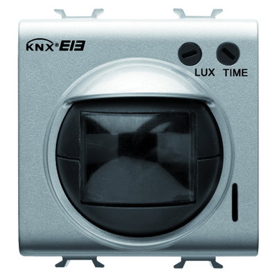 DETECTOR DE MOVIMIENTO IR CON CREPUSCULAR - KNX - 2 MÓDULOS - TITANIO - CHORUSMART