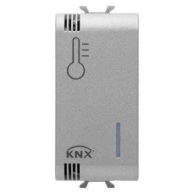 SONDA DE TERMORREGULACIÓN KNX - 1 MÓDULO - TITANIO - CHORUSMART