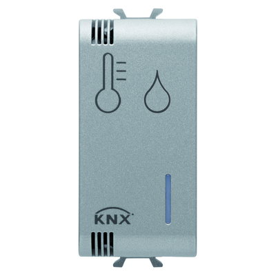 SONDA DE TERMORREGULACIÓN/HUMEDAD KNX - 1 MÓDULO - TITANIO - CHORUSMART