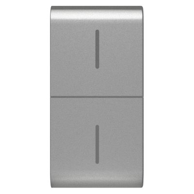 TECLA INTERCAMBIABLE PARA PANEL PULSADOR CONECTADO ECO - 1 MÓDULO - TITANIO - CHORUSMART