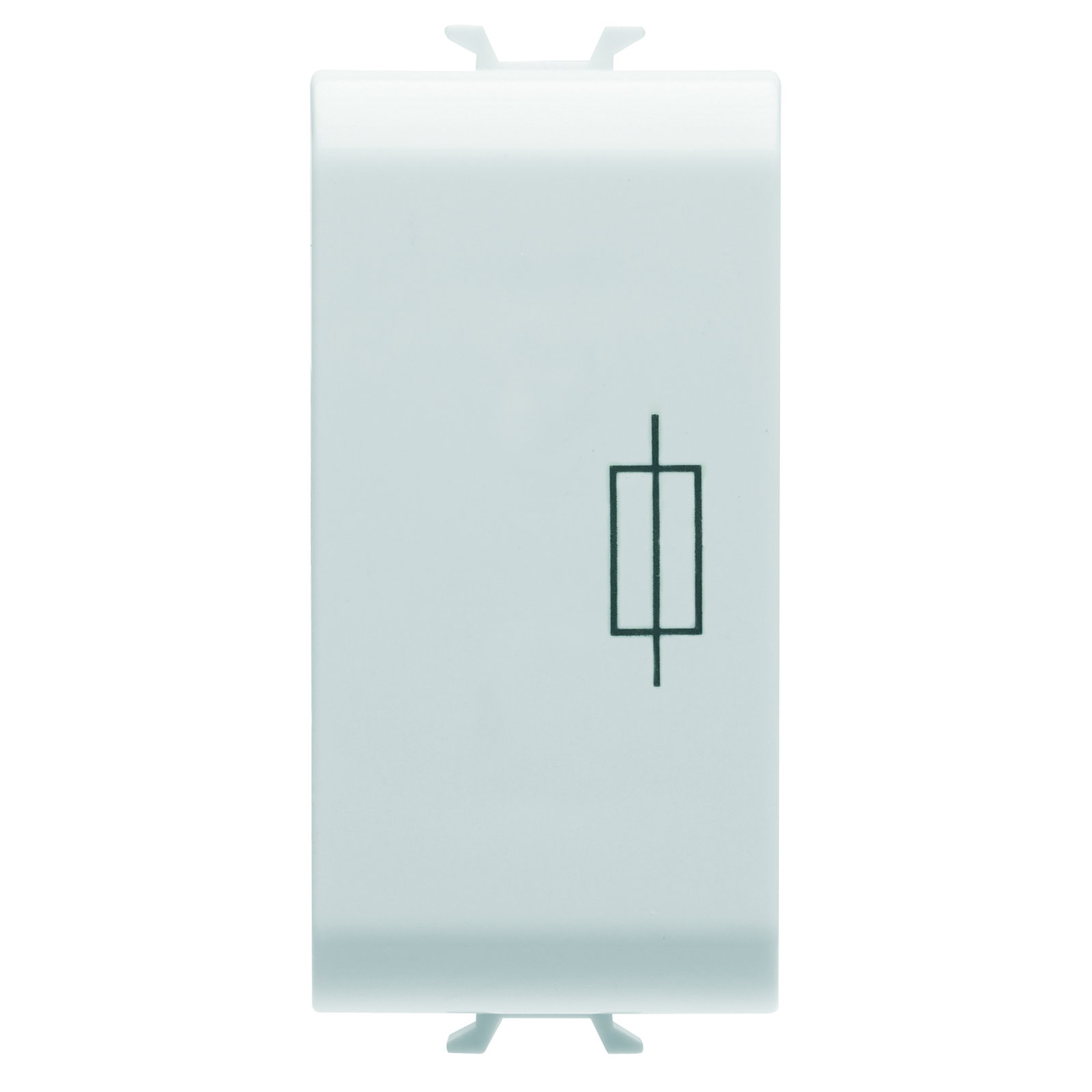 PORTAFUSIBLE - 250 Vca 16A - 1 MÓDULO - BLANCO SATINADO - CHORUSMART