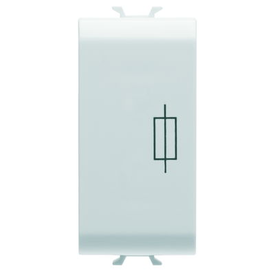 PORTAFUSIBLE - 250 Vca 16A - 1 MÓDULO - BLANCO SATINADO - CHORUSMART