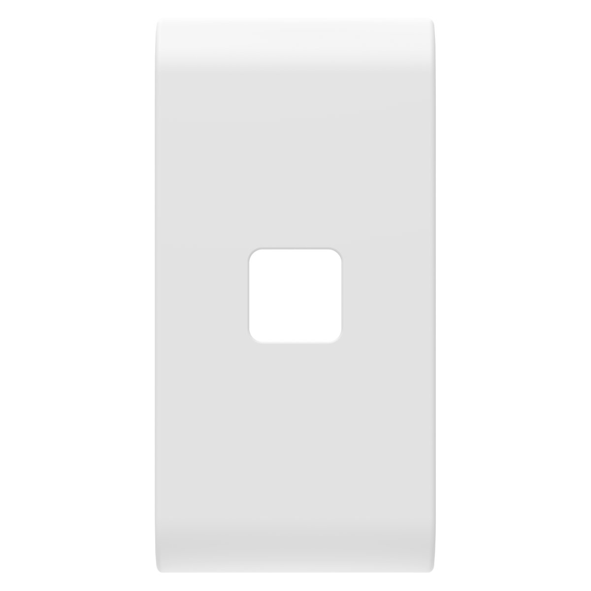 TECLA INTERCAMBIABLE PARA MANDOS AXIALES - A COMPLETAR CON LENTE - 1 MÓDULO - BLANCO SATINADO - CHORUSMART