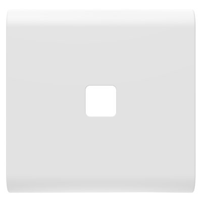 TECLA INTERCAMBIABLE PARA MANDOS AXIALES - A COMPLETAR CON LENTE - 2 MÓDULOS - BLANCO SATINADO - CHORUSMART