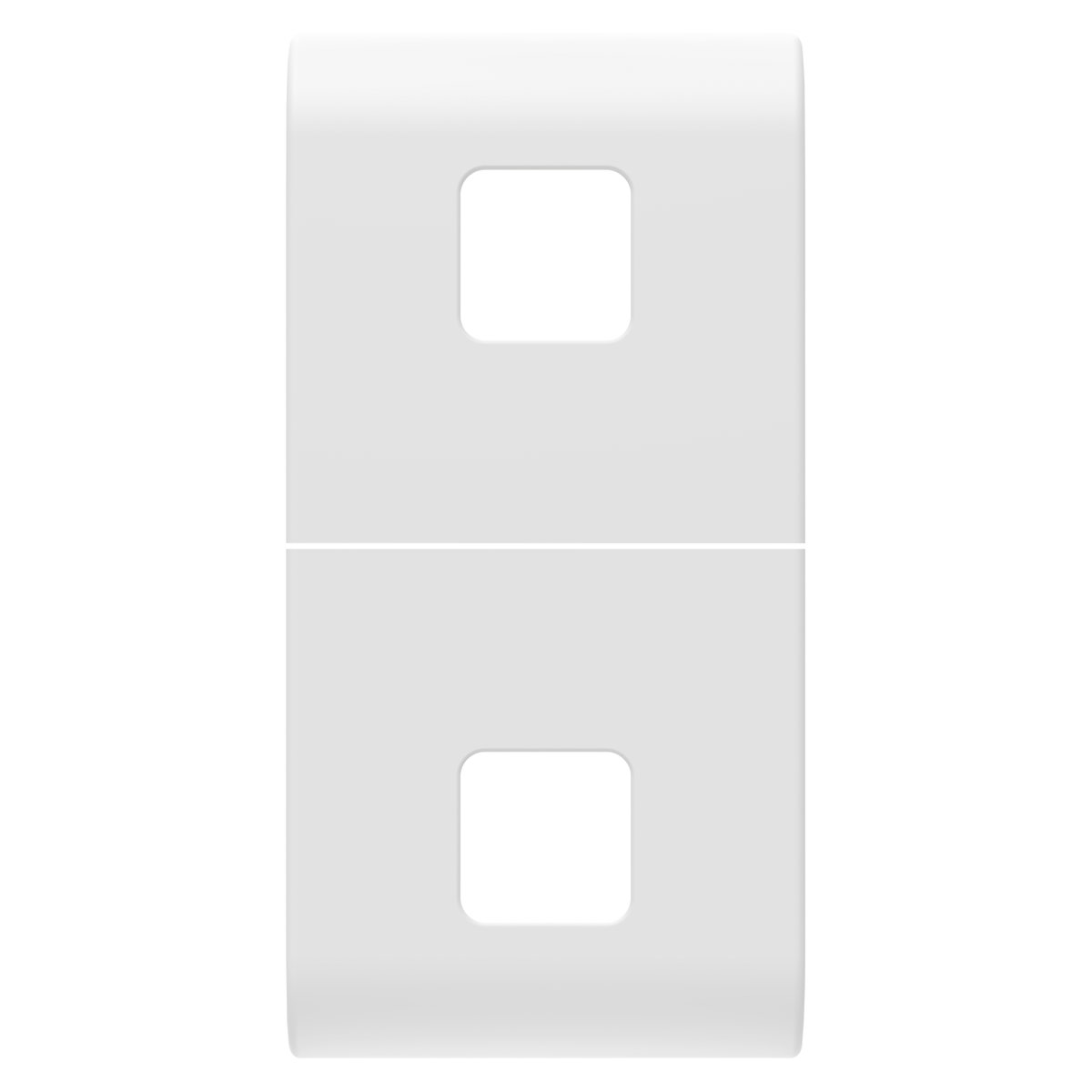 TECLA INTERCAMBIABLE PARA MANDOS AXIALES - A COMPLETAR CON 2 LENTES - 1 MÓDULO - BLANCO SATINADO - CHORUSMART