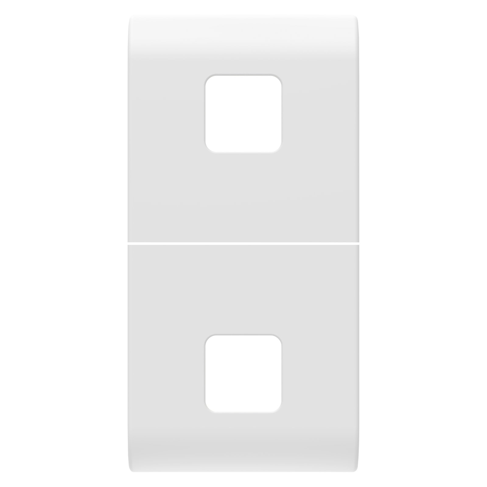 TECLA INTERCAMBIABLE PARA MANDOS AXIALES - A COMPLETAR CON 2 LENTES - 1 MÓDULO - BLANCO SATINADO - CHORUSMART