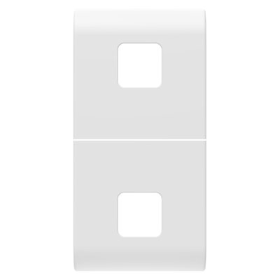 TECLA INTERCAMBIABLE PARA MANDOS AXIALES - A COMPLETAR CON 2 LENTES - 1 MÓDULO - BLANCO SATINADO - CHORUSMART