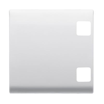TECLAS INTERCAMBIABLES PARA PANEL DE PULSADORES - PARA COMPLETAR CON 2 LENTES - 2 MÓDULOS - BLANCO SATINADO - CHORUSMART
