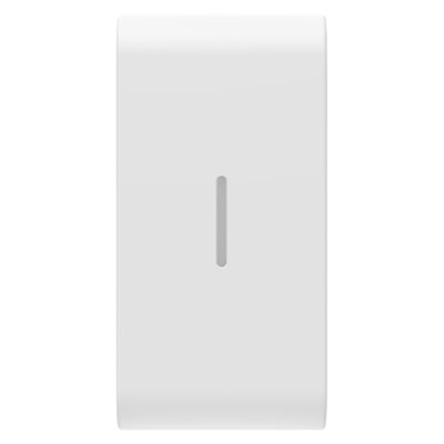 TECLA INTERCAMBIABLE PARA MANDOS AXIALES - CON DIFUSOR - 1 MÓDULO - BLANCO SATINADO - CHORUSMART