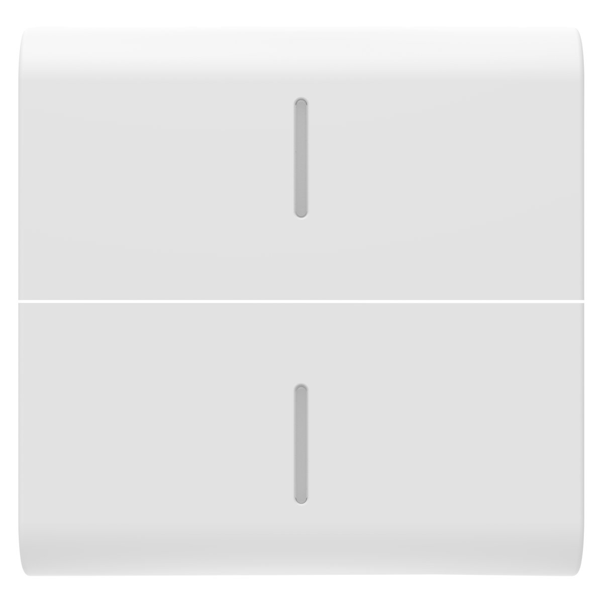 TECLA INTERCAMBIABLE PARA MANDOS AXIALES - CON 2 DIFUSORES - 2 MÓDULOS - BLANCO SATINADO - CHORUSMART