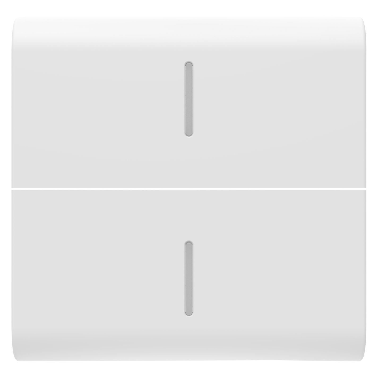 TECLA INTERCAMBIABLE PARA MANDOS AXIALES - CON 2 DIFUSORES - 2 MÓDULOS - BLANCO SATINADO - CHORUSMART