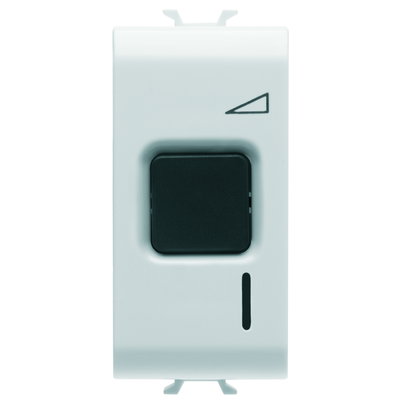 PULSADOR ELECTRÓNICO - 230Vca 50/60Hz - RESISTIVO 60-500W / INDUCTIVO 60-500VA - 1 MÓDULO - BLANCO SATINADO - CHORUSMART