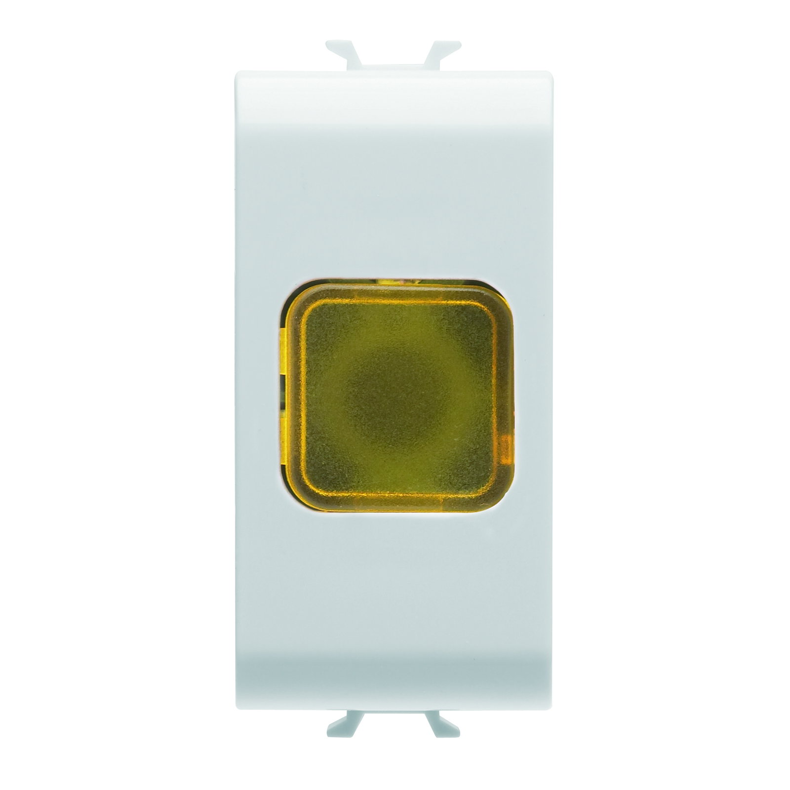 INDICADOR LUMINOSO SIMPLE - ÁMBAR - 1 MÓDULO - BLANCO SATINADO - CHORUSMART