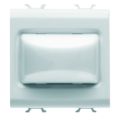 TESTIGO SALIENTE - 12Vca/cc / 230Vca 50/60Hz - OPAL - 2 MÓDULOS - BLANCO SATINADO - CHORUSMART