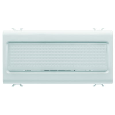 SEÑALIZACIÓN DE ACCESO - 12Vca/cc / 230Vca 50/60Hz - OPAL - 4 MÓDULOS - BLANCO SATINADO - CHORUSMART